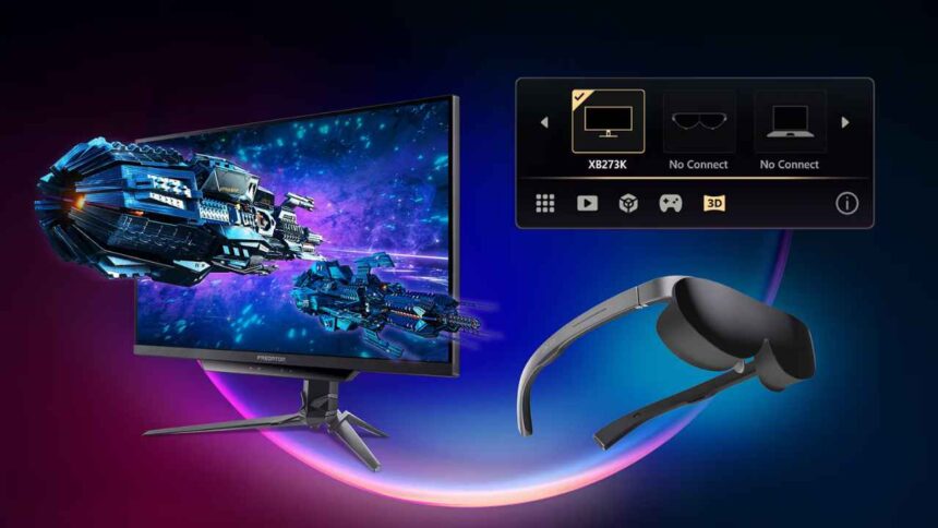 Acer Predator XB273K 3D Özellikleri: Gözlüksüz 3D Monitör