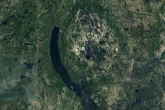 Google Haritalar'da Bulundu: 390 Milyon Yıllık Meteor Krateri