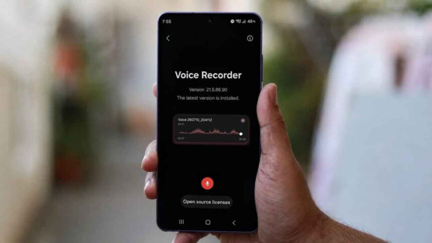 Samsung Ses Kaydedici Güncellemesi: Bulut Deşifre ve MP3 Desteği