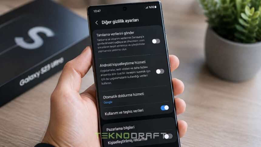 Samsung Telefonlarda Veri Toplama Ayarlarını Kapatma Rehberi