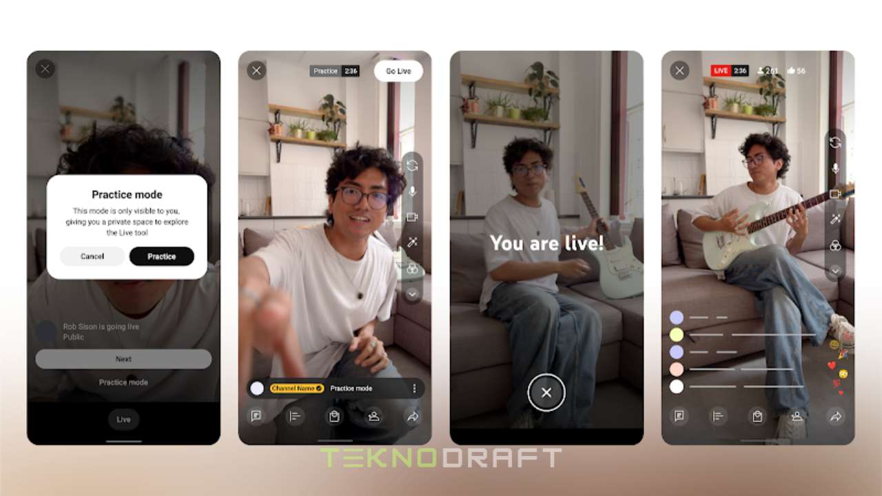 YouTube Dikey Canlı Yayın Pratik Modu ve Shorts Analiz Aracı