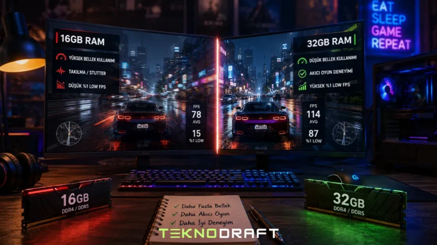 Oyun Bilgisayarı İçin 16 GB RAM Yeterli mi? 2026 RAM Rehberi